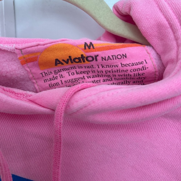 Aviator Nation Pink Logo Hoodie - Picture 4 of 4